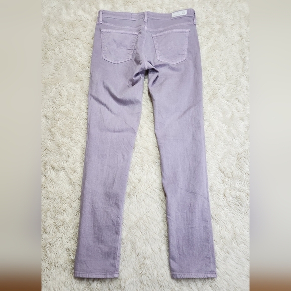 AG Adriano Goldschmied The Legging Ankle Super Skinny Stretch Denim 27R Lilac - Picture 8 of 16